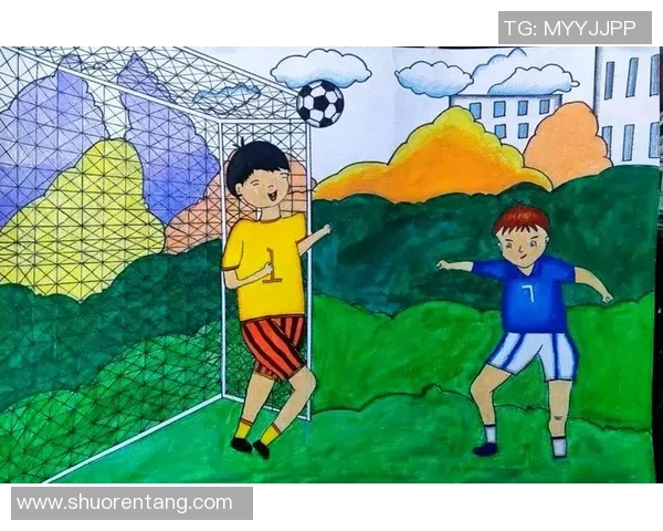 足球手插画展现运动激情与艺术魅力的完美结合